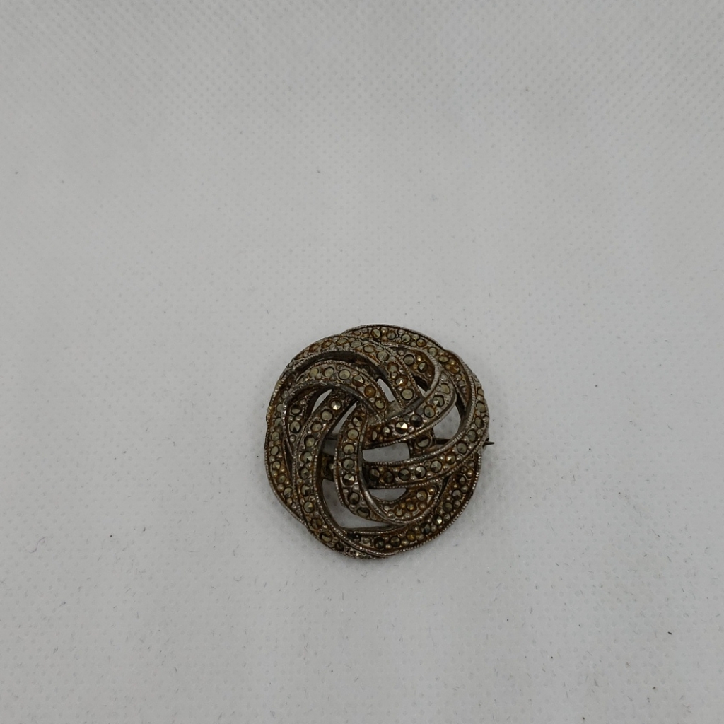 Vintage Marcasite Pin Knot Style